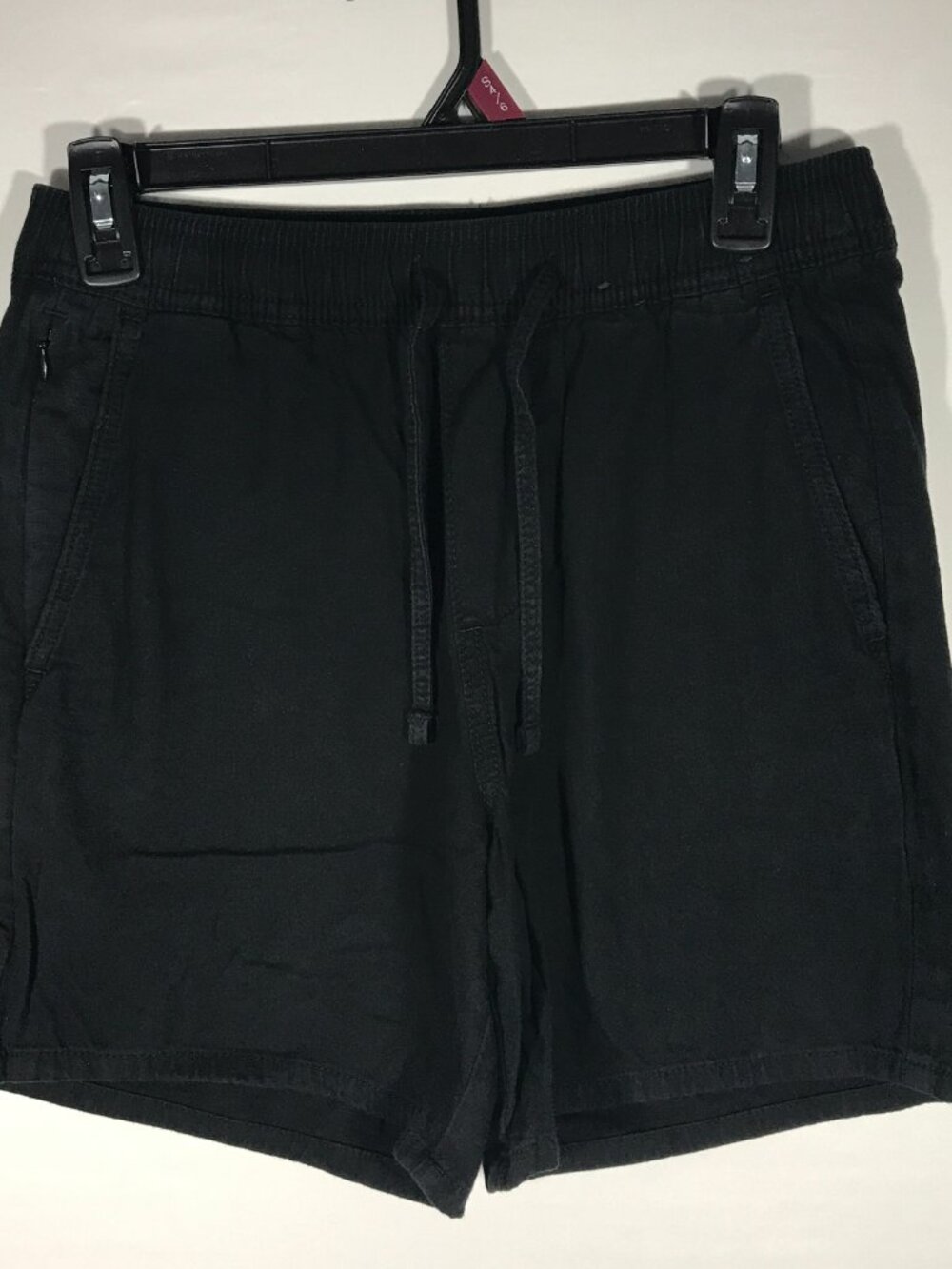 Hollister Jogger Men's XS Black Linen Blend Elastic Waist Casual Short
